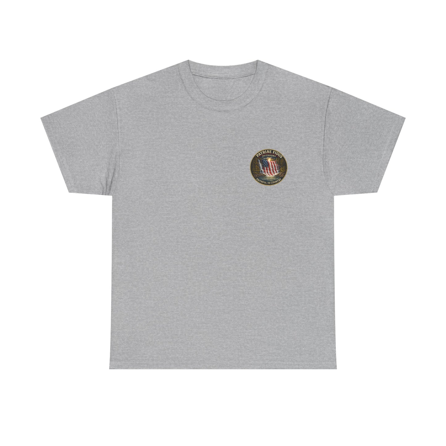 Homegrown Freedom Tee — Vintage Truck, American Flag & Campfire Graphic