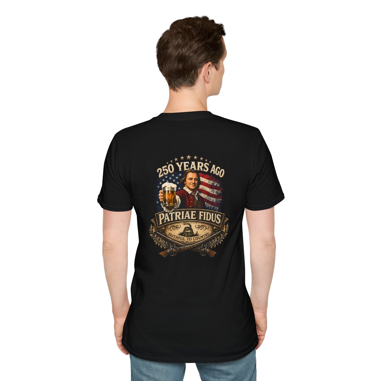 Patriae Fidus 250 Years w/ Don't Tread on Me T-Shirt