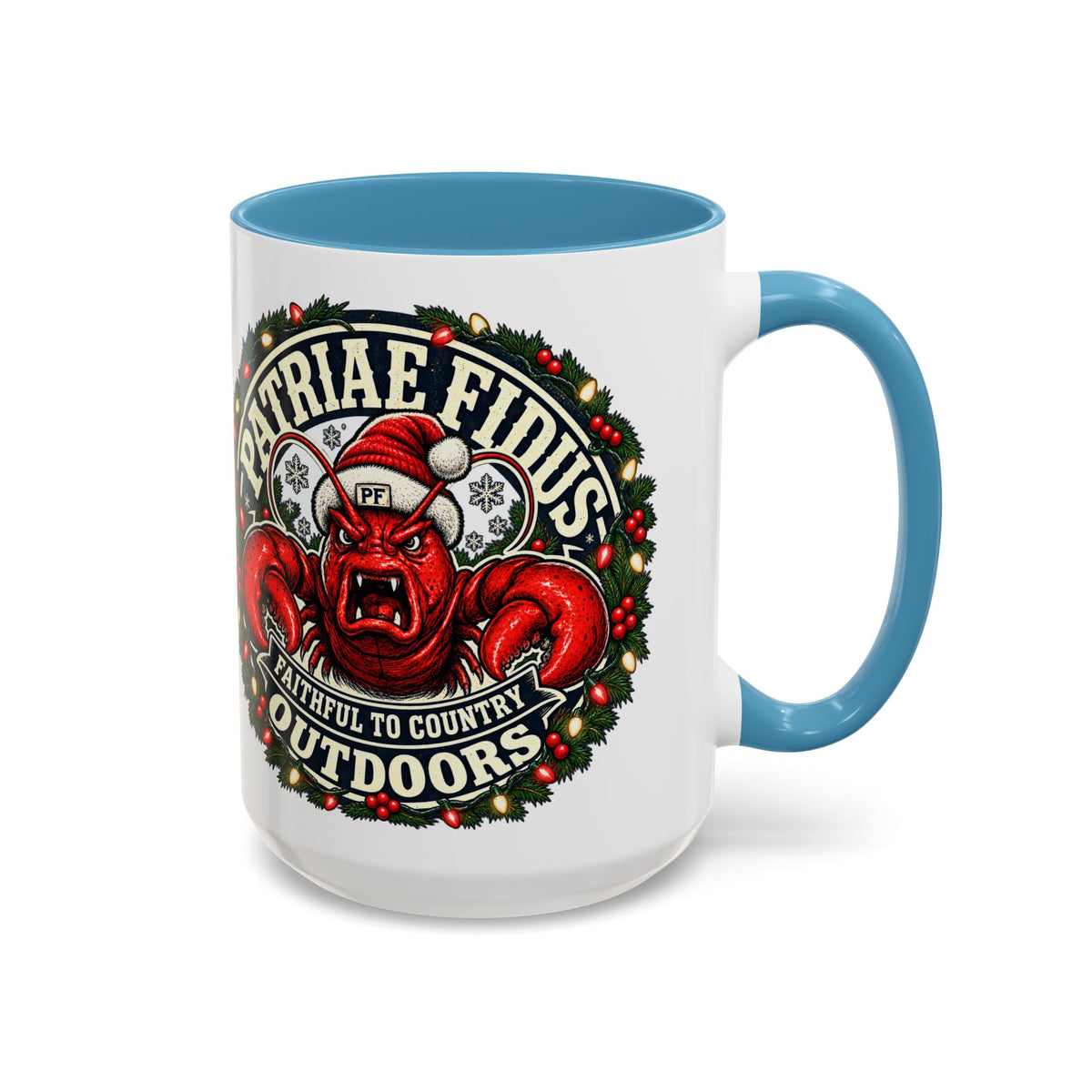 Coffee Mug - 'Patriae Fidus' Holiday Outdoors Kraken Design