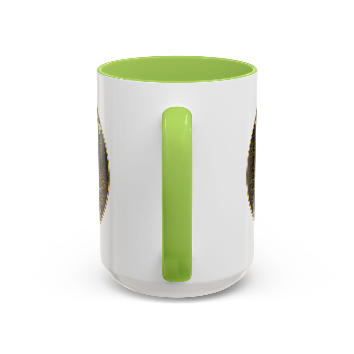 Patriae Fidus Flag Waterfall Accent Coffee Mug (11/15oz) — Faithful to Country