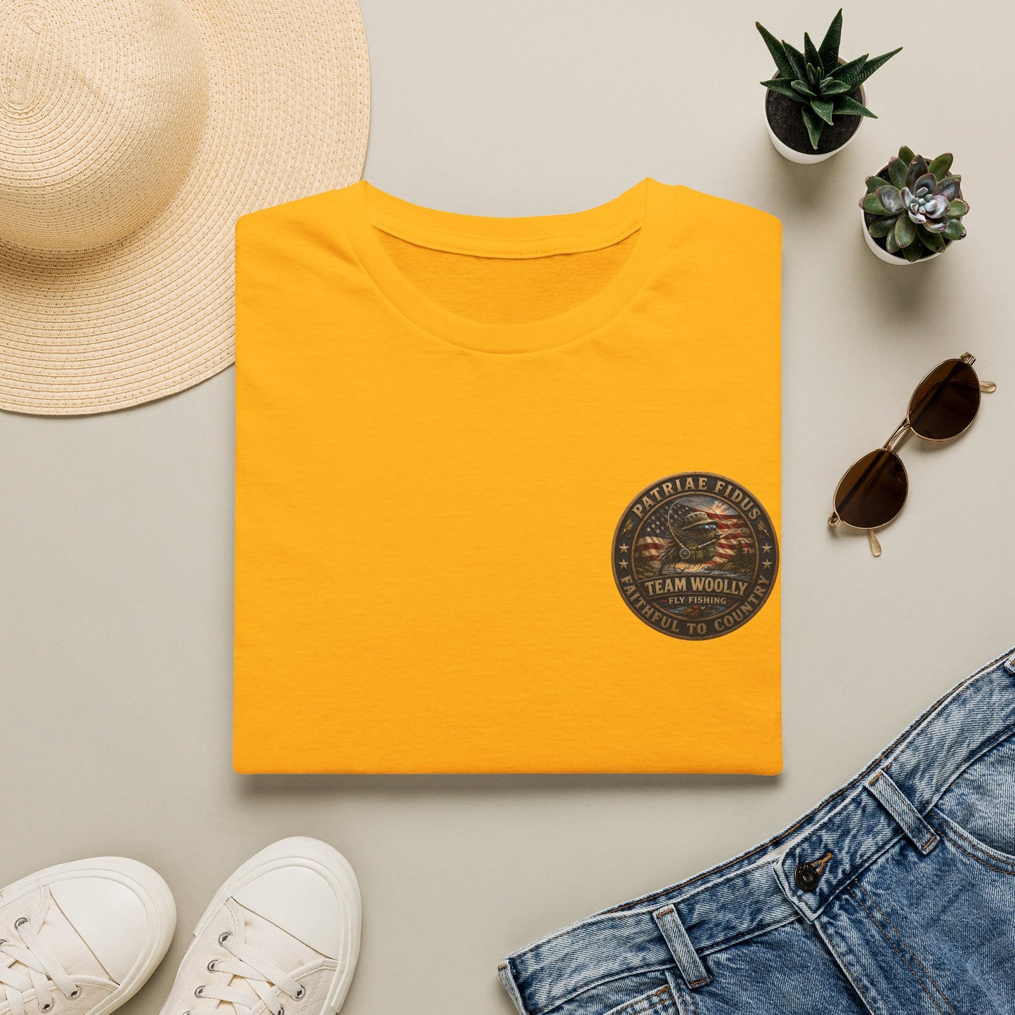 Team Woolly American Patriotic T-Shirt