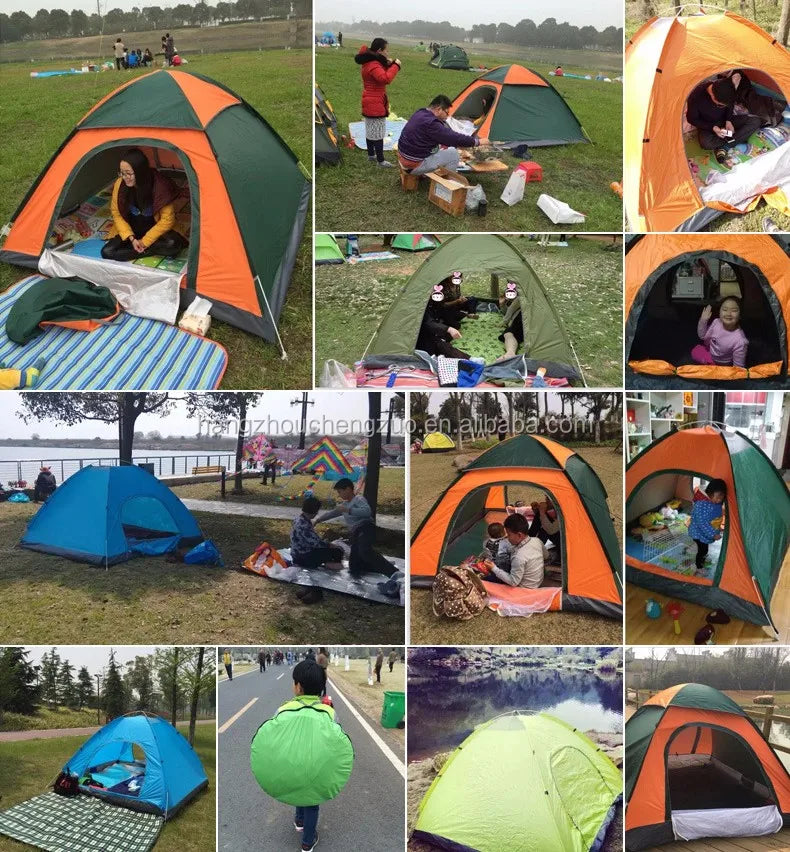 8 Person Large Pyramid Hot Tent with Four Seasons Camping Chimney Wood Stove for Outdoor Cooking Mongolian Bag Tent CZX-998