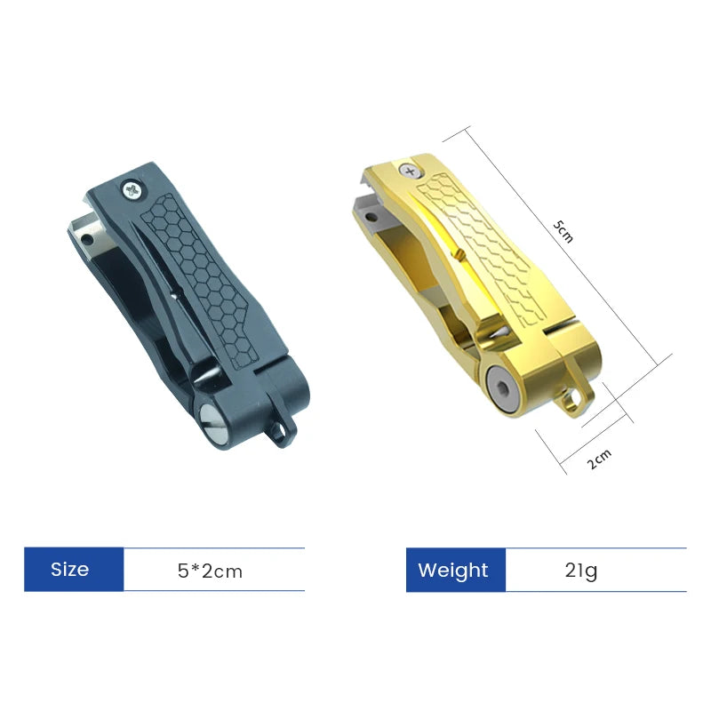 High Quality Aluminum Fishing Line Cutter Fly Fishing Knot Tying Tool Line Cutter Fishing Nipper