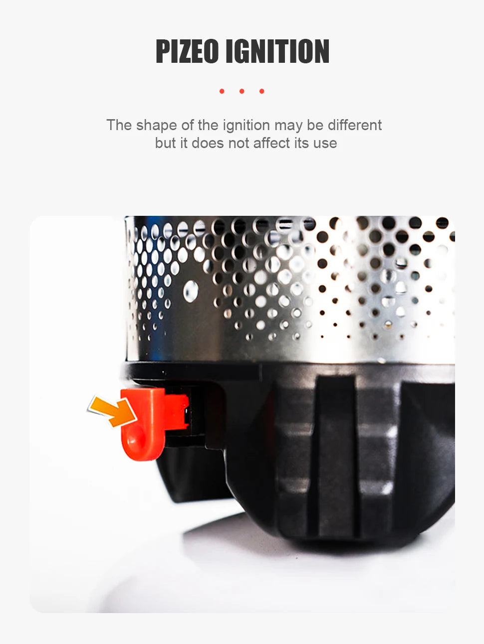 0.9L Camping Stove System Portable Cooking Burner Outdoor Propane Cooking System for Hiking Beach Picnic Trekking Emergency Use