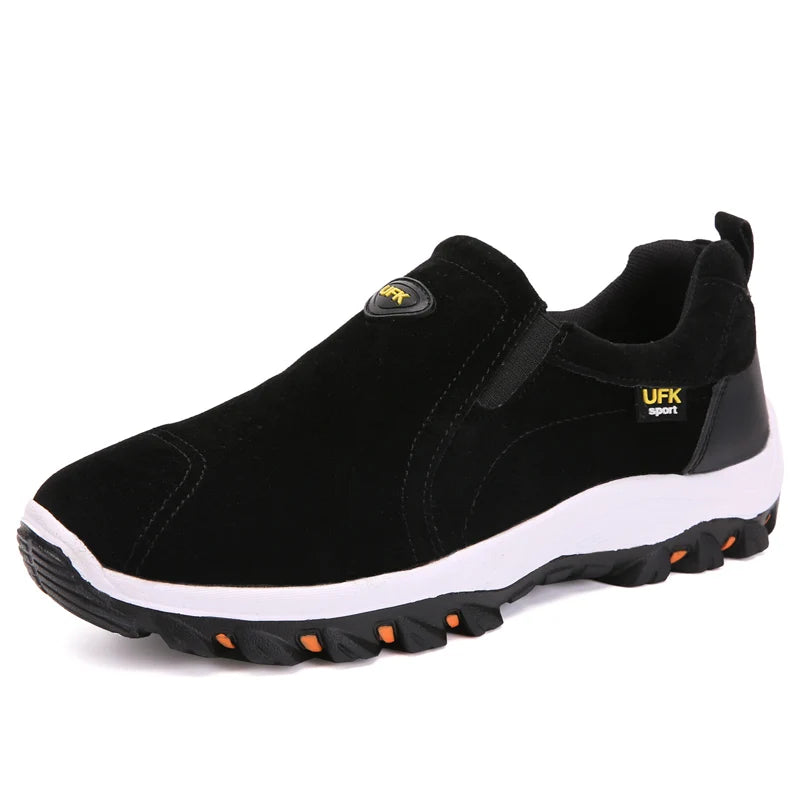 Men's non-slip casual sports shoes wear-resistant hiking shoes Outdoor 2025 fashion comfortable flat walking shoes for men