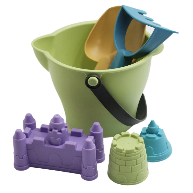 Beach Sensory Bucket Toys for Kids Sand Plage Play Toys for Children Parent-Children Interactive Beach Water Play Toys for Kids
