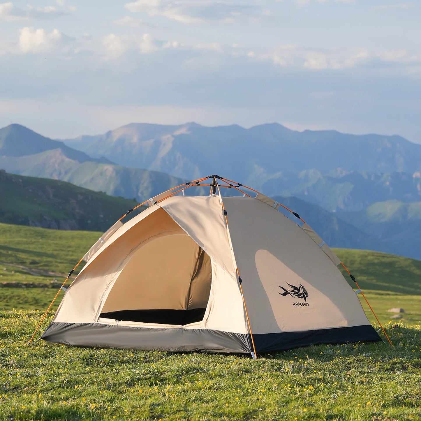Portable Camping Tent Self-driving Travel Instant Tents For Outdoor Camping, Emergency Tent 4 Person Waterproof Family Tent