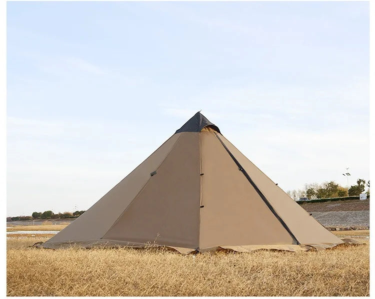 ASTA GEAR Fk 4 Camping pyramid ultralight tent can burn firewood, stove with snow skirt