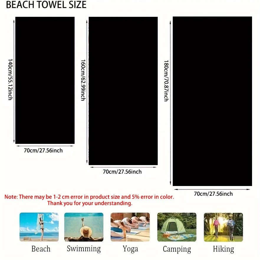 Beach Towel Sea Turtle Pattern Sun Protection Windproof Suitable For Swimming Pool Camping Travel Blanket