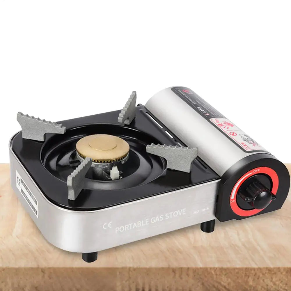Camping Gas Stove Burner Mini Cassette Stove Portable Windproof Cassette Furnace Electronic Ignition camp Picnic Furnace Burner