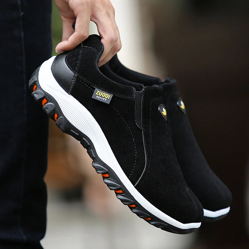 Men's non-slip casual sports shoes wear-resistant hiking shoes Outdoor 2025 fashion comfortable flat walking shoes for men