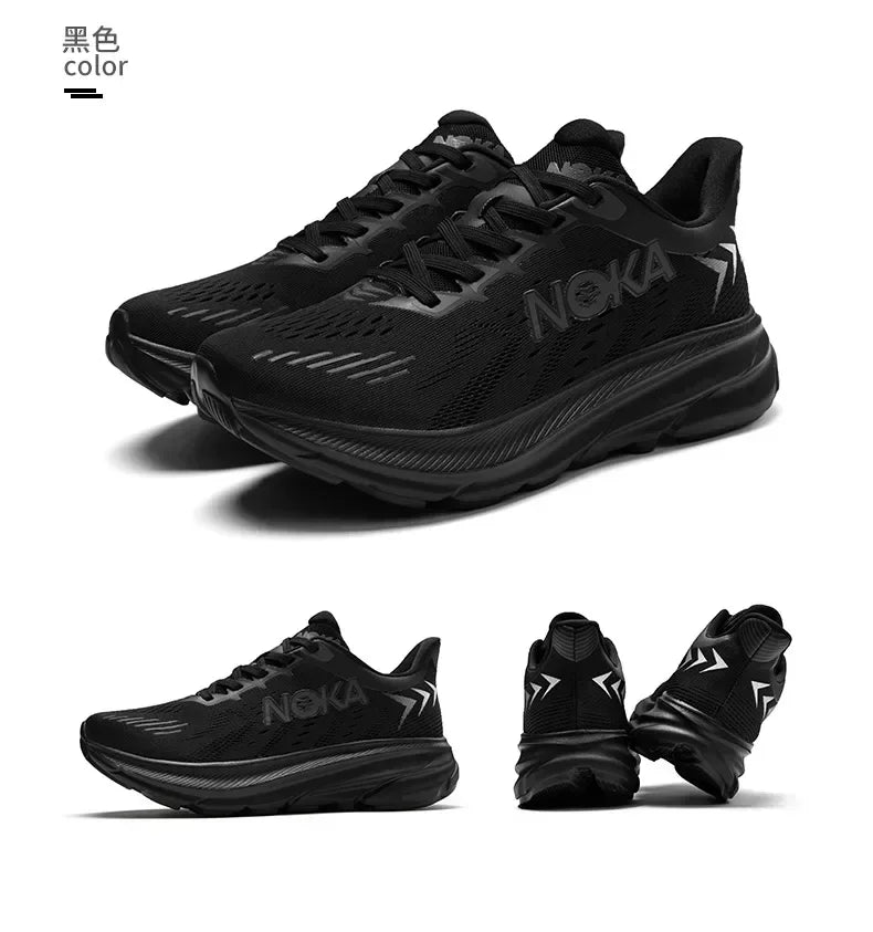 Men's Running Shoes Breathable Cushioning Luxury shoes Trainer Race Outdoor Couple Non-Slip Jogging Sneakers Mesh Off-road Shoes