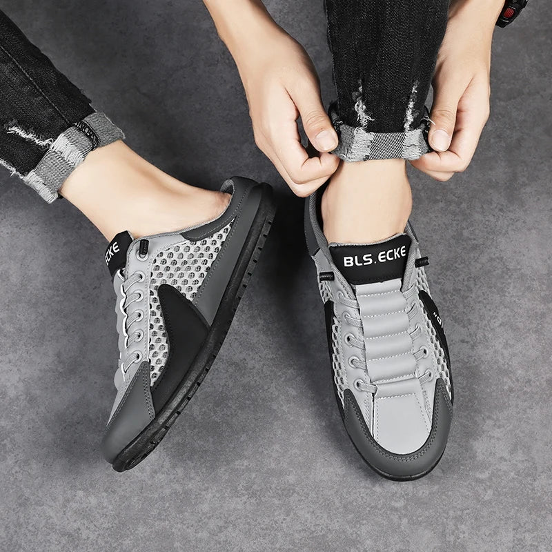 Brand protection 2026 new men's lightweight non-slip breathable wear-resistant running sports fashion versatile casual shoes