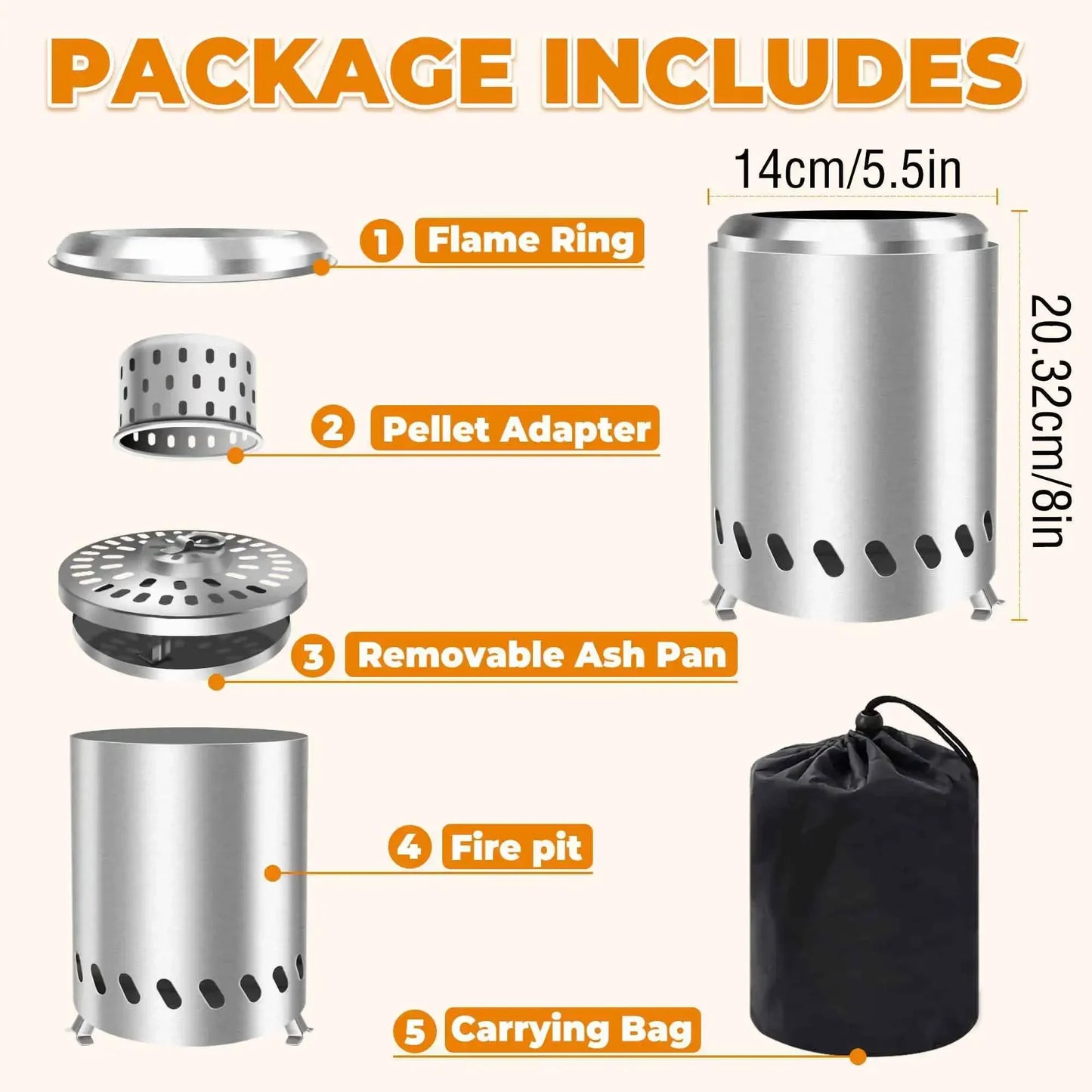 1pcs Portable Mini Camping Stove, Non-smoking, Suitable For Indoor And Outdoor Use, Perfect For Camping, Garden Warmth