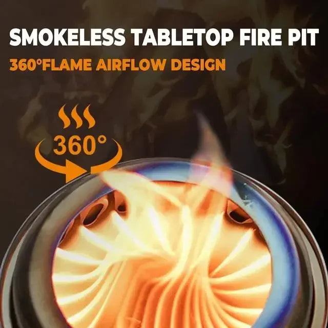 1pcs Portable Mini Camping Stove, Non-smoking, Suitable For Indoor And Outdoor Use, Perfect For Camping, Garden Warmth
