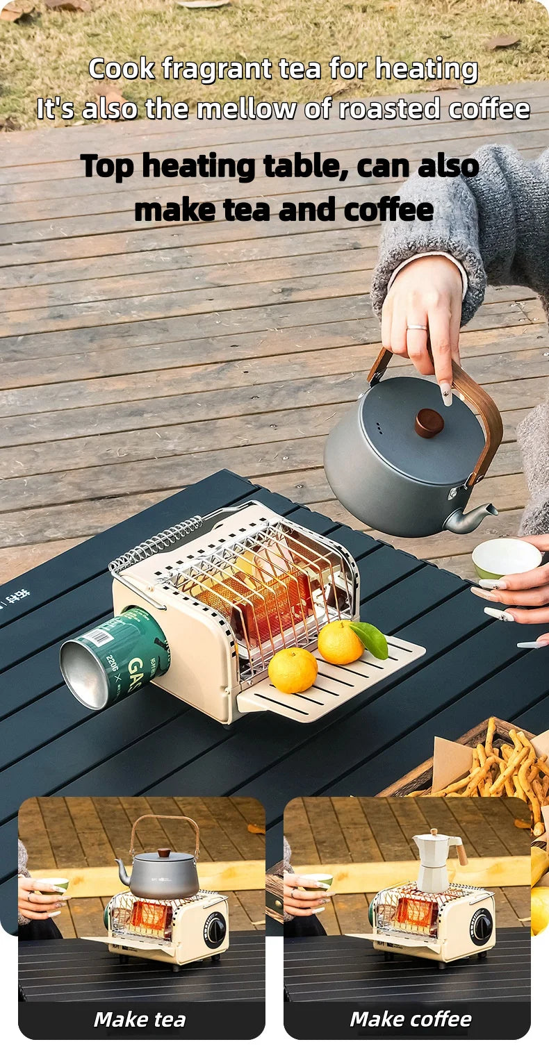 Multifunctional Camping Tent Stove Portable Heating Stove Multifunctional Tent Stove For Camping Backpacking Outdoor Escapes