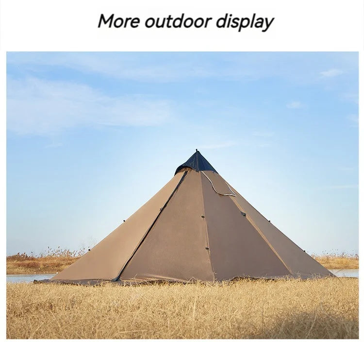 ASTA GEAR Fk 4 Camping pyramid ultralight tent can burn firewood, stove with snow skirt