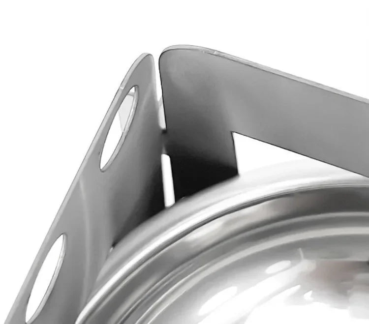 Camping Furnace Wood Stove Alcohol Stove Stainless Steel Portable Camping Stove Outdoor Stove Camping Equipment Cooking Hiking