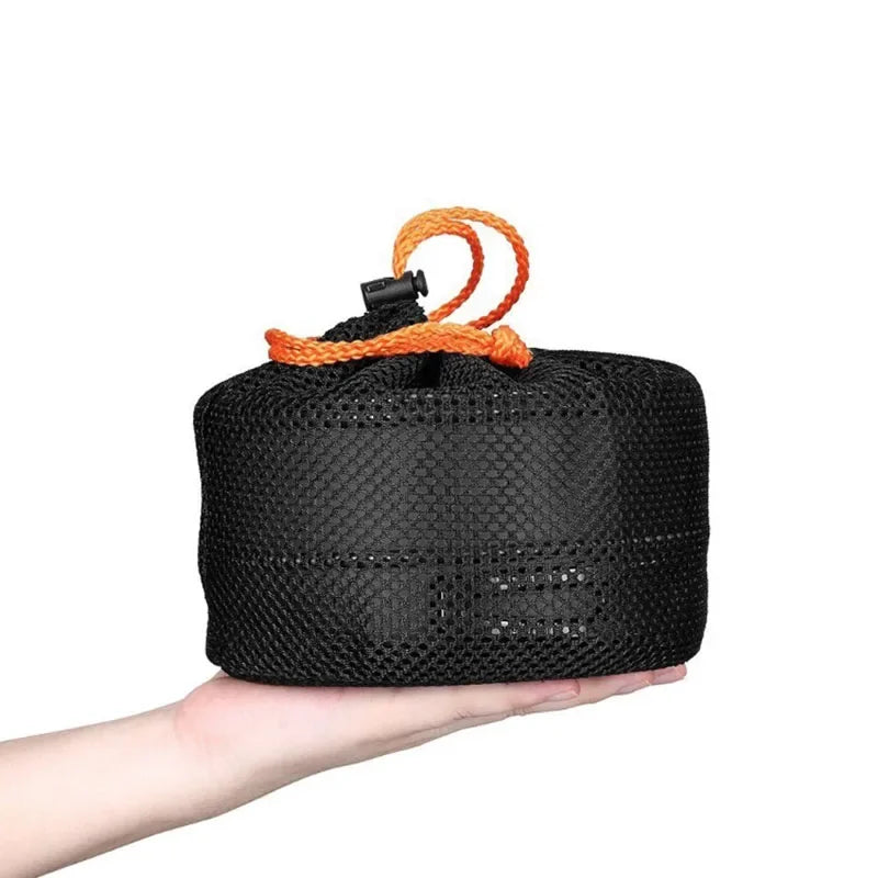Lightweight and Portable Camping Cookware Set, Pot and Pan with Carrying Bag, Perfect for Outdoor Camping