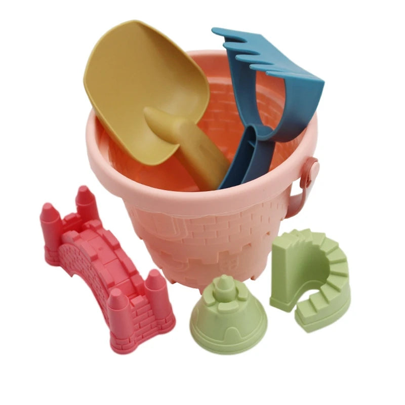 Beach Sensory Bucket Toys for Kids Sand Plage Play Toys for Children Parent-Children Interactive Beach Water Play Toys for Kids