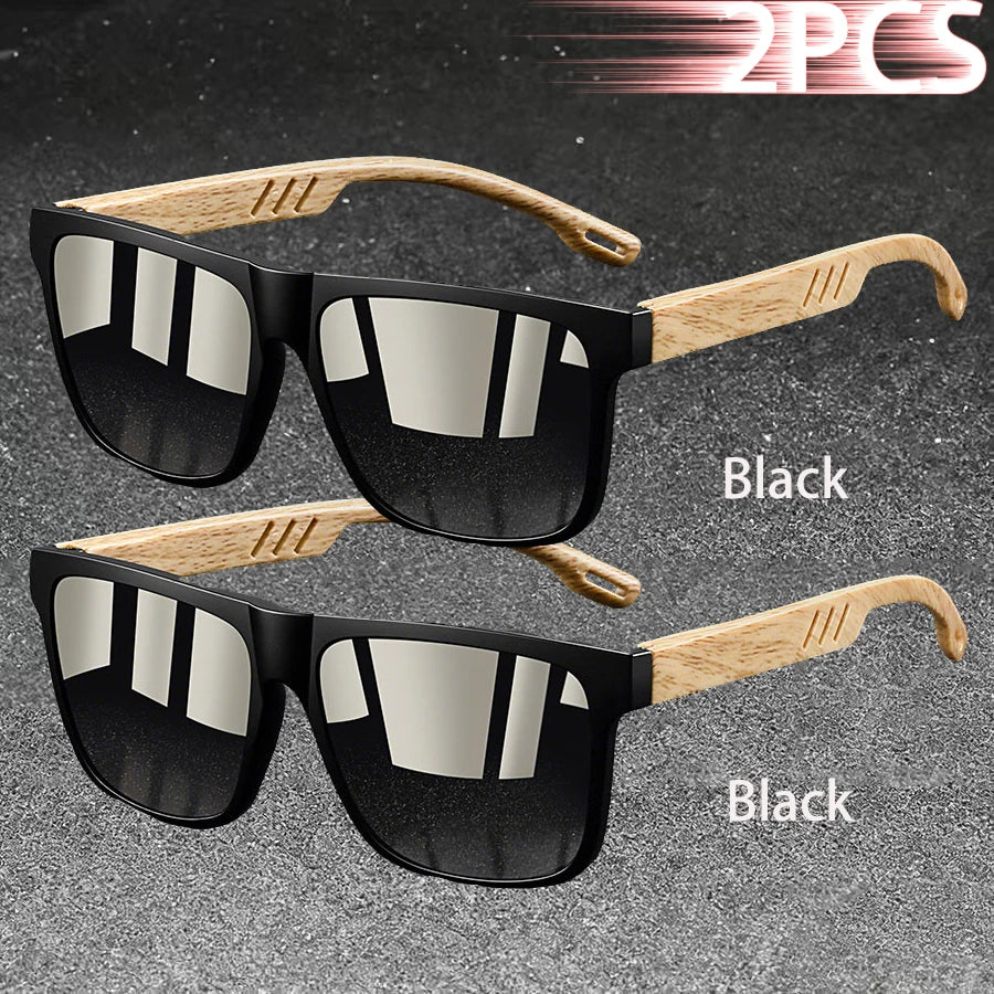 Fashion Vintage Square Square Frame Sunglasses Men Women Fishing Driving Man Luxury Brand Designer Sun Glasses UV400 Eyewear