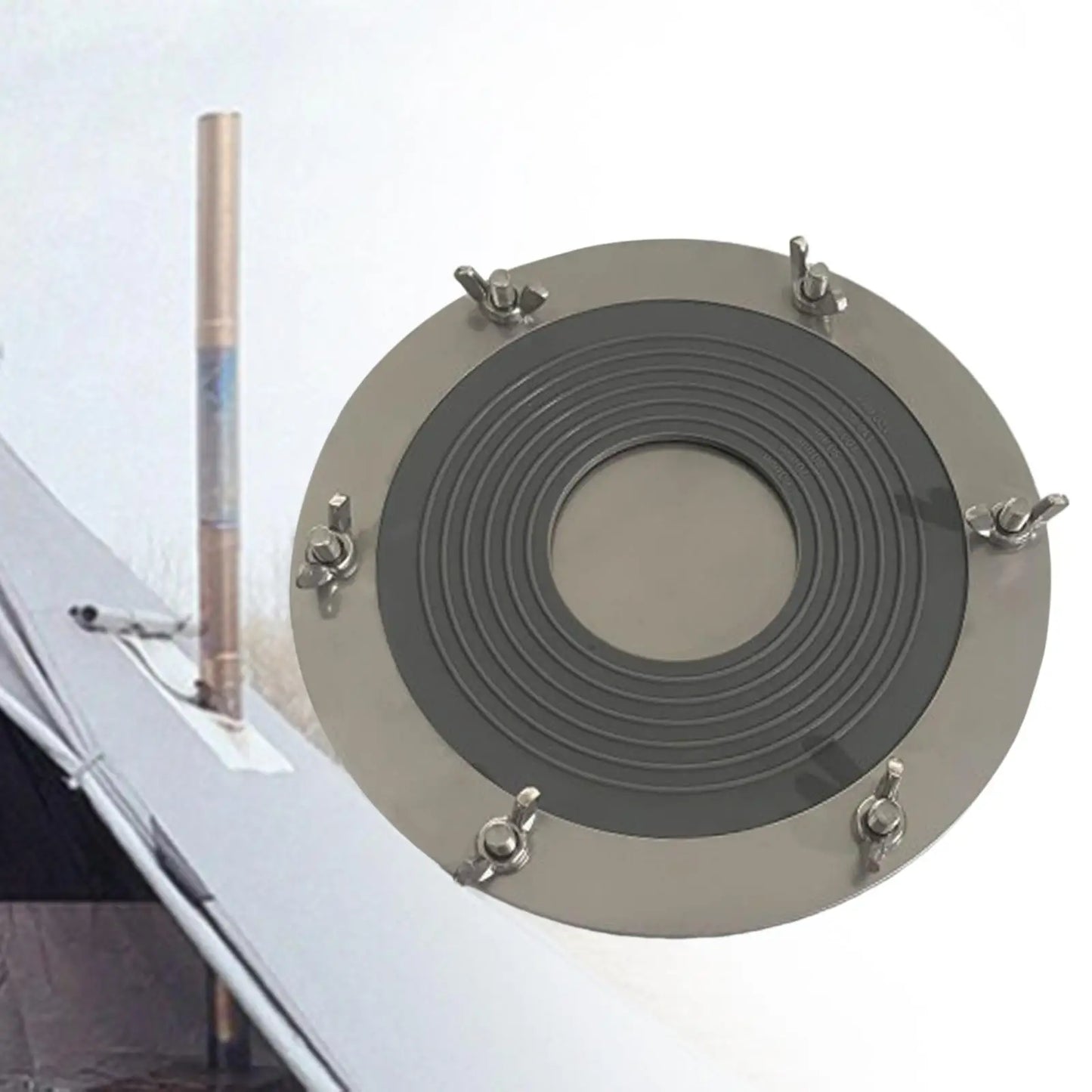 Tent Stove Jack Tent Accessories High Temp Resistant Roof Vent Pipe Flashing Practical Burner Flue Pipe Fitting Stove Vent Acces
