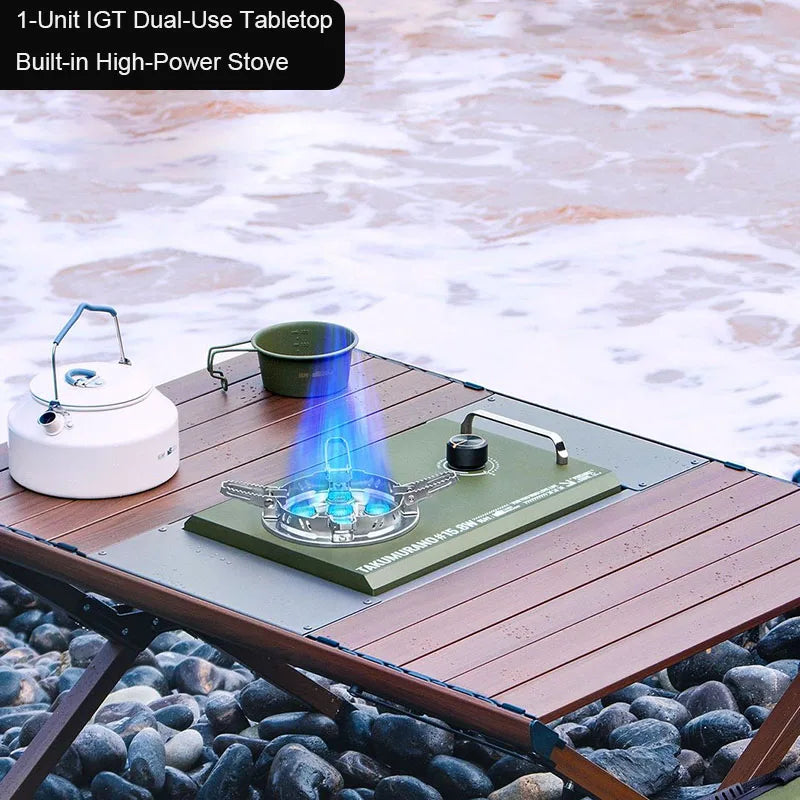 Outdoor Camping Portable Folding Gas Stove Camping Cassette Stove IGT Tabletop Stove Small Cookware Gas Stove Picnic Stove