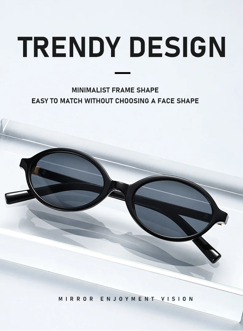 Fashion Small Oval Leopard Sunglasses Women Lovely Ins No Makeup Anti Blue Light Glasses Cute Decorative Computer Glasses 선글라스