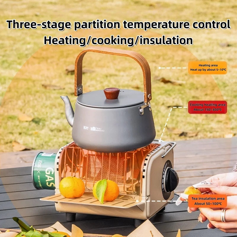 Multifunctional Camping Tent Stove Portable Heating Stove Multifunctional Tent Stove For Camping Backpacking Outdoor Escapes