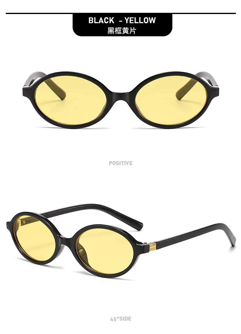 Fashion Small Oval Leopard Sunglasses Women Lovely Ins No Makeup Anti Blue Light Glasses Cute Decorative Computer Glasses 선글라스