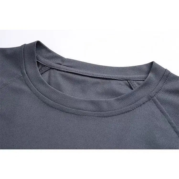 Men's Summer T-shirt Male Camping Hiking Trekking Fishing Training Running Gym Breathable Pullover Climbing Casual Cargo Shirts