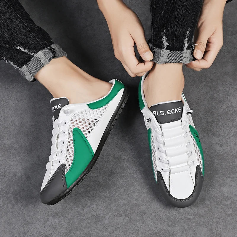 Brand protection 2026 new men's lightweight non-slip breathable wear-resistant running sports fashion versatile casual shoes