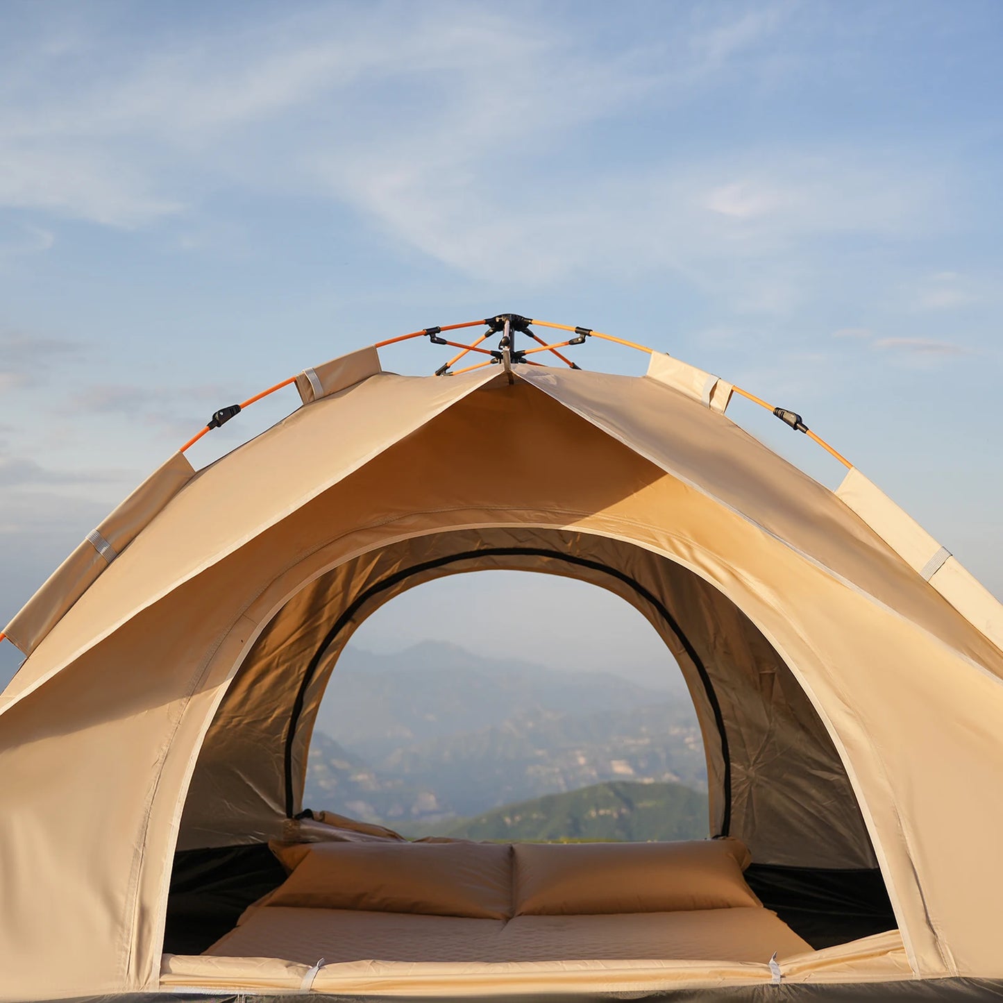 Portable Camping Tent Self-driving Travel Instant Tents For Outdoor Camping, Emergency Tent 4 Person Waterproof Family Tent