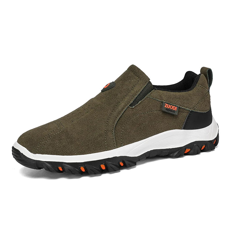 Men's non-slip casual sports shoes wear-resistant hiking shoes Outdoor 2025 fashion comfortable flat walking shoes for men