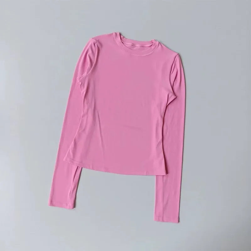 Autumn Fitness Yoga Clothes For Slimming, Quick Drying, Moisture Wicking, Sports Tops For Women, Yoga Clothes, Pilates