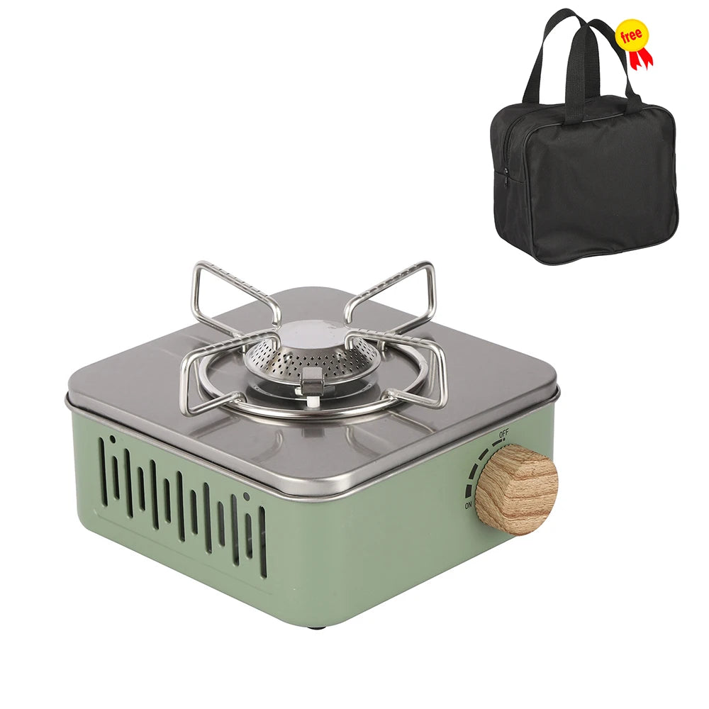 2800W Camping Gas Stove  High Firepower Portable Cassette Furnace Outdoor Gas Burner Picnic Hiking Traveling