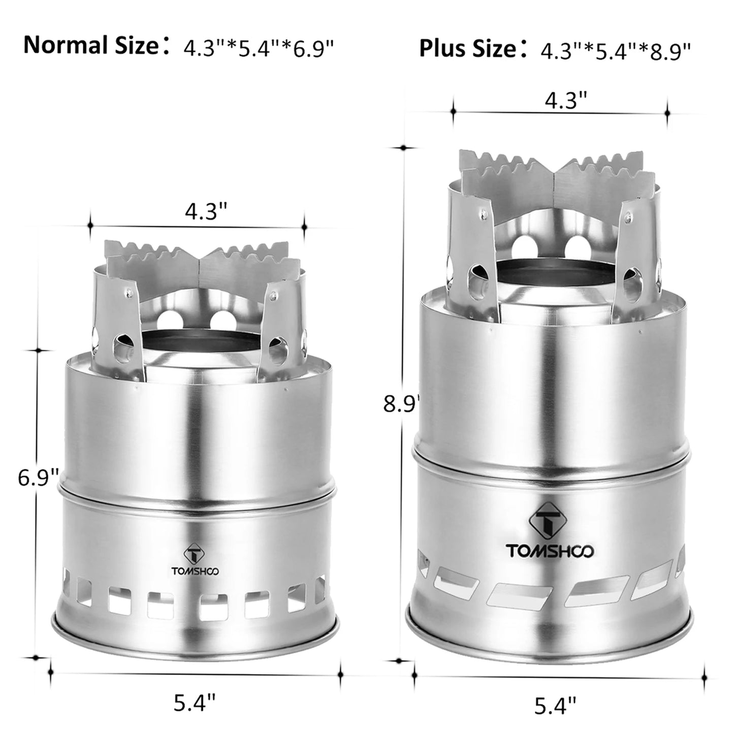 Camping Stove Portable Folding Windproof Wood Burning Stove Compact Stainless Steel Alcohol Stove Outdoor Camping Hiking Picnic