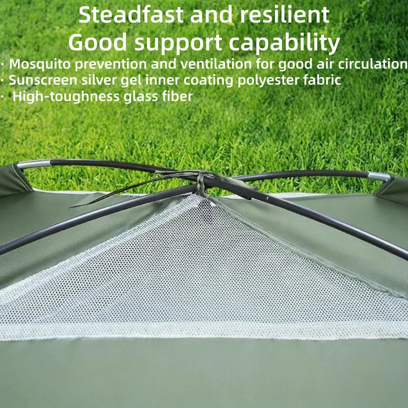 Sun shield, camping tent, ultralight tent – 2-person outdoor equipment for hiking, dual-layer door, portable camping accessory.
