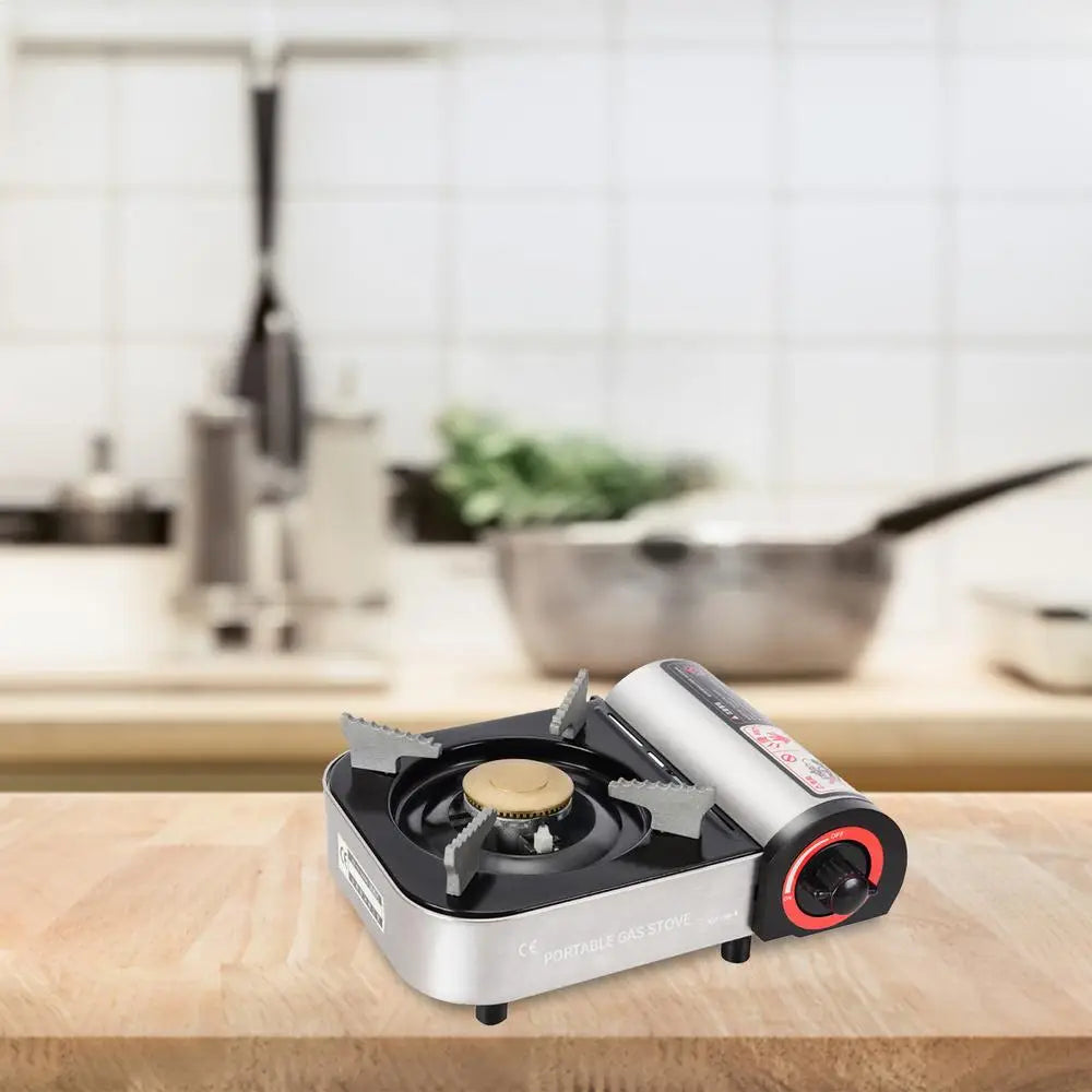 Camping Gas Stove Burner Mini Cassette Stove Portable Windproof Cassette Furnace Electronic Ignition camp Picnic Furnace Burner