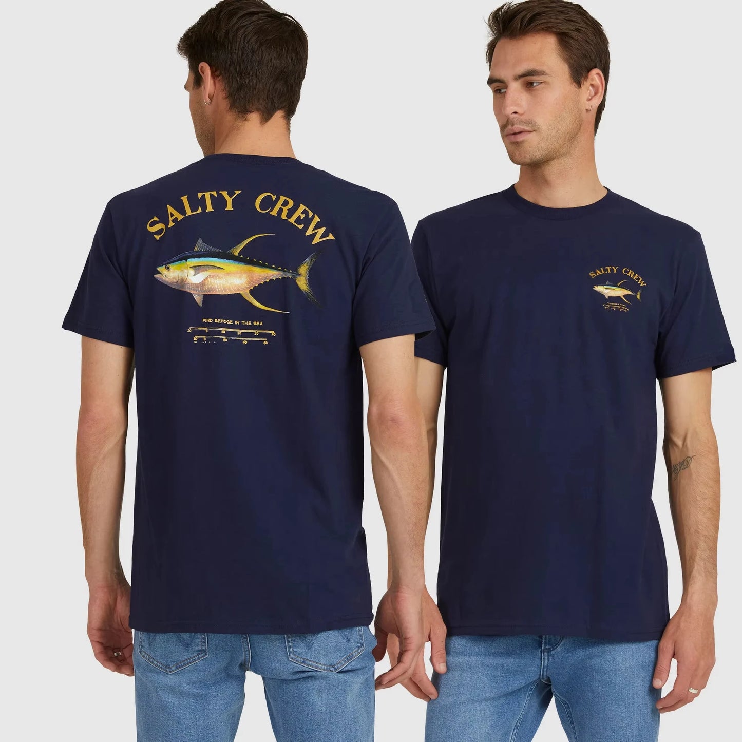 Yellowfin Tuna Fishing Fisherman Angler Gift T Shirt. Short Sleeve Cotton Casual T-shirts Loose Top Summer Casual Tee