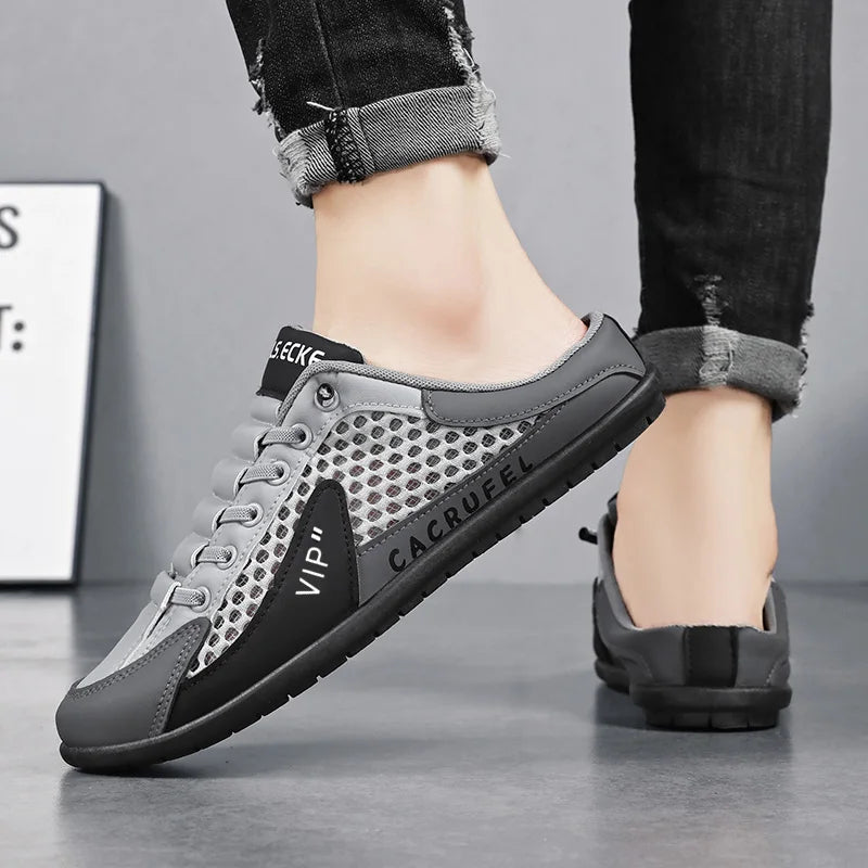 Brand protection 2026 new men's lightweight non-slip breathable wear-resistant running sports fashion versatile casual shoes