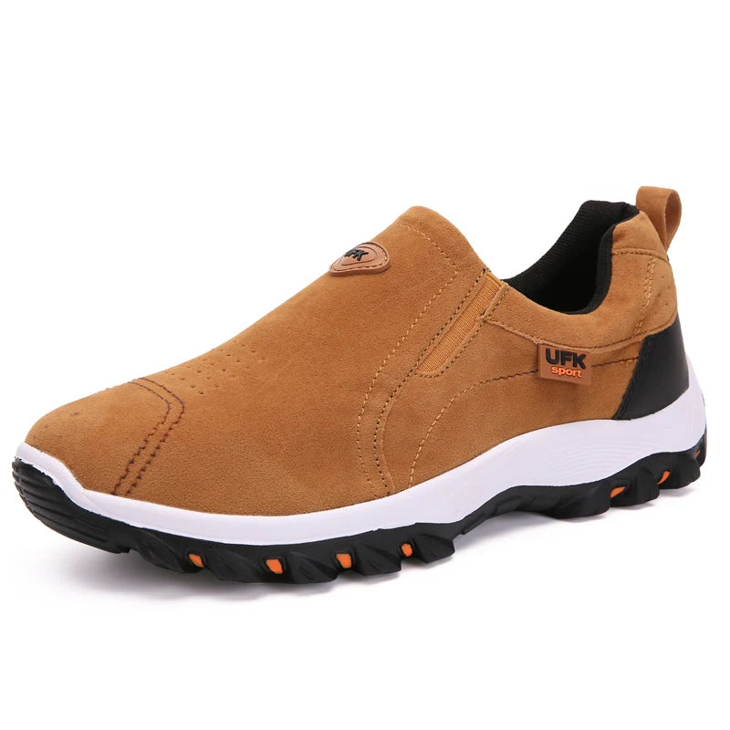 Men's non-slip casual sports shoes wear-resistant hiking shoes Outdoor 2025 fashion comfortable flat walking shoes for men