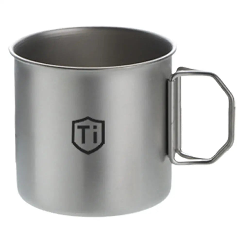 Camping Mug Titanium Cup Tourist Tableware Picnic Utensils Outdoor Kitchen Equipment Travel Cooking Set Cookware Hiking