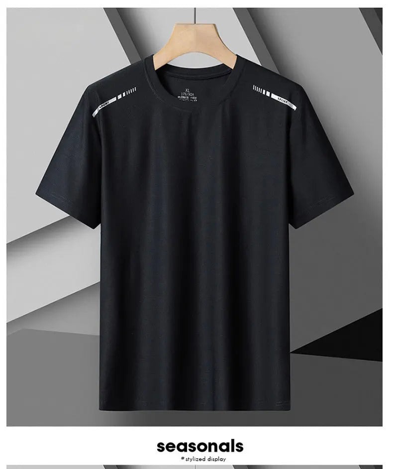 Women Reflective Running T-Shirt - High Elastic Breathable Quick-Dry Ice Silk Sport Top for Summer, Cool Short Sleeve Active Tee