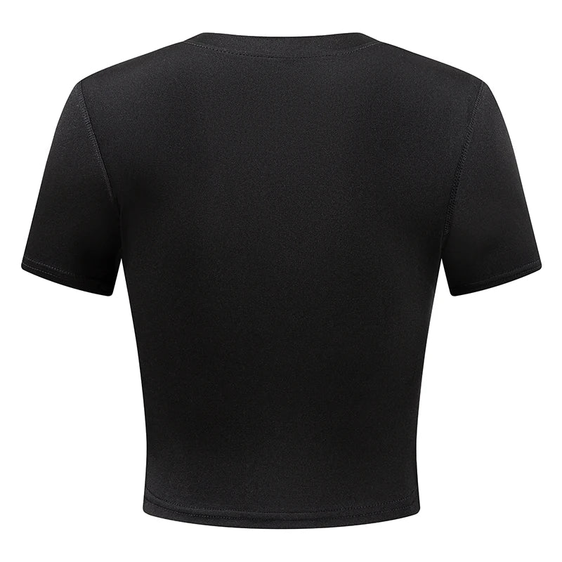 Women's Compression Shirt Short Sleeve Athletic Yoga Running T-Shirt Summer Gym Workout Quick Dry Stretchy Tees Tops Baselayer
