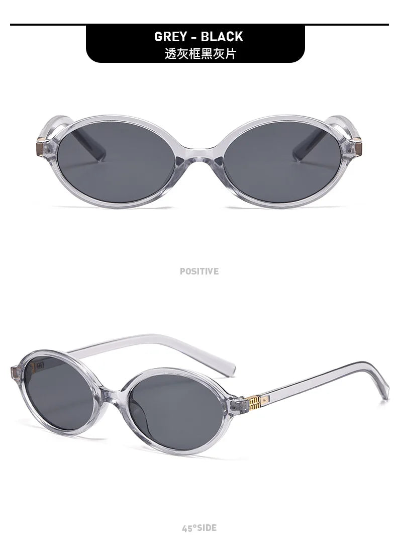 Fashion Small Oval Leopard Sunglasses Women Lovely Ins No Makeup Anti Blue Light Glasses Cute Decorative Computer Glasses 선글라스