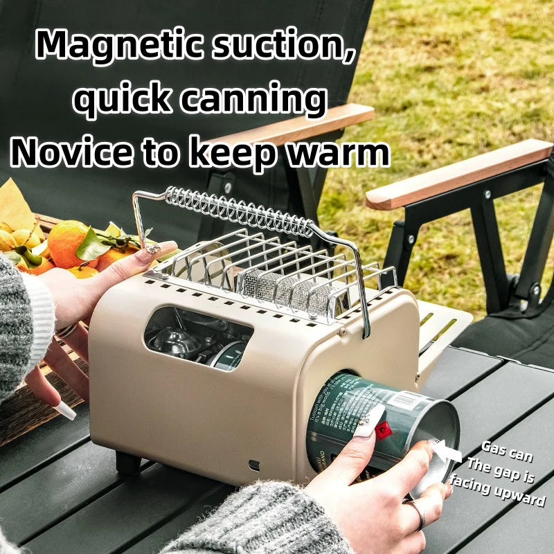 Multifunctional Camping Tent Stove Portable Heating Stove Multifunctional Tent Stove For Camping Backpacking Outdoor Escapes