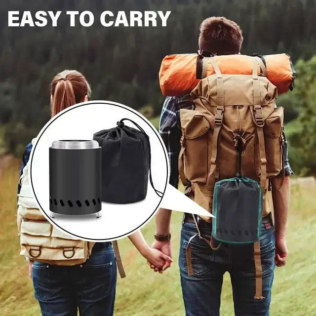 1pcs Portable Mini Camping Stove, Non-smoking, Suitable For Indoor And Outdoor Use, Perfect For Camping, Garden Warmth