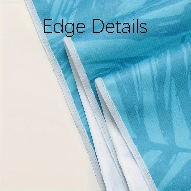 Beach Towel Sea Turtle Pattern Sun Protection Windproof Suitable For Swimming Pool Camping Travel Blanket