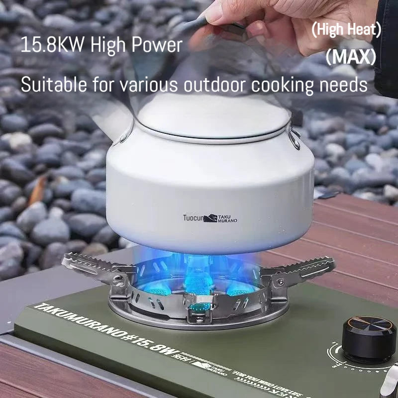 Outdoor Camping Portable Folding Gas Stove Camping Cassette Stove IGT Tabletop Stove Small Cookware Gas Stove Picnic Stove